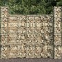 Muro de gaviones con cubierta acero galvanizado 600x50x200 cm de vidaXL, Paneles de vallas - Ref: Foro24-145089, Precio: 449,...