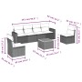 Set de sofás de jardín 7 piezas con cojines ratán PE gris de , Conjuntos de jardín - Ref: Foro24-3256403, Precio: 401,24 €, D...