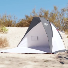 Tienda de playa 185T poliéster gris 268x223x125 cm de , Tiendas de campaña - Ref: Foro24-94408, Precio: 43,57 €, Descuento: %