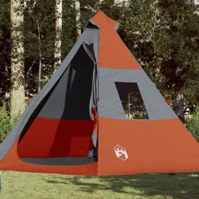 Tienda de campaña tipi para 7 personas impermeable gris naranja de , Tiendas de campaña - Ref: Foro24-94429, Precio: 122,82 €...