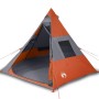 Tienda de campaña tipi para 7 personas impermeable gris naranja de , Tiendas de campaña - Ref: Foro24-94429, Precio: 120,47 €...