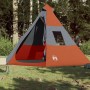 Tienda de campaña tipi para 7 personas impermeable gris naranja de , Tiendas de campaña - Ref: Foro24-94429, Precio: 120,47 €...