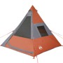 Tienda de campaña tipi para 7 personas impermeable gris naranja de , Tiendas de campaña - Ref: Foro24-94429, Precio: 120,47 €...