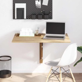 Mesa plegable de pared color roble 100x60 cm en Mesas plegables | Comprar online en Foru.es