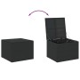 Caja de almacenaje de jardín ratán sintético negro 291L de , Cajas de almacenaje para exteriores - Ref: Foro24-365336, Precio...