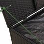 Caja de almacenaje de jardín ratán sintético negro 291L de , Cajas de almacenaje para exteriores - Ref: Foro24-365336, Precio...