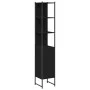 Armario de baño madera de ingeniería negro 33x33x185,5 cm de , Tocadores - Ref: Foro24-842471, Precio: 88,15 €, Descuento: %