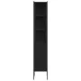 Armario de baño madera de ingeniería negro 33x33x185,5 cm de , Tocadores - Ref: Foro24-842471, Precio: 88,15 €, Descuento: %