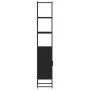 Armario de baño madera de ingeniería negro 33x33x185,5 cm de , Tocadores - Ref: Foro24-842471, Precio: 88,15 €, Descuento: %
