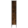 Armario de baño madera ingeniería roble ahumado 33x33x185,5 cm de , Tocadores - Ref: Foro24-842473, Precio: 77,80 €, Descuent...