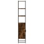 Armario de baño madera ingeniería roble ahumado 33x33x185,5 cm de , Tocadores - Ref: Foro24-842473, Precio: 77,80 €, Descuent...