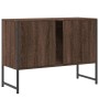 Armario lavabo baño madera ingeniería roble marrón 80x33x60 cm de , Tocadores de baño - Ref: Foro24-842465, Precio: 56,51 €, ...