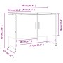 Armario lavabo baño madera ingeniería roble marrón 80x33x60 cm de , Tocadores de baño - Ref: Foro24-842465, Precio: 56,51 €, ...