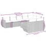 Set de sofás de jardín 9 pzas con cojines ratán sintético beige de , Conjuntos de jardín - Ref: Foro24-3257424, Precio: 625,1...