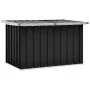 Caja de almacenaje para jardín gris antracita 109x67x65 cm de vidaXL, Cajas de almacenaje para exteriores - Ref: Foro24-46259...