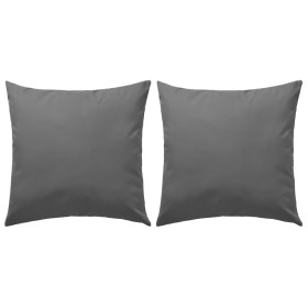 Cojines para exteriores 2 unidades 45x45 cm gris de , Cojines - Ref: Foro24-132302, Precio: 27,64 €, Descuento: %