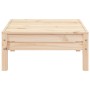 Taburete de jardín madera maciza de pino de , Sofás modulares de exterior - Ref: Foro24-838012, Precio: 46,90 €, Descuento: %