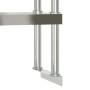 Mesa de trabajo para cocina con estante acero inox 110x55x150cm de , Restauración - Ref: Foro24-3208908, Precio: 302,25 €, De...