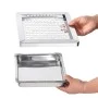 Papelera con cenicero de acero negro 36 L de vidaXL, Cubos de la basura y papeleras - Ref: Foro24-51091, Precio: 126,97 €, De...