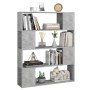 Estantería divisor de espacios gris hormigón 100x24x124 cm de , Librerías y estanterías - Ref: Foro24-809192, Precio: 68,56 €...