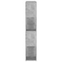 Estantería divisor de espacios gris hormigón 100x24x124 cm de , Librerías y estanterías - Ref: Foro24-809192, Precio: 68,56 €...