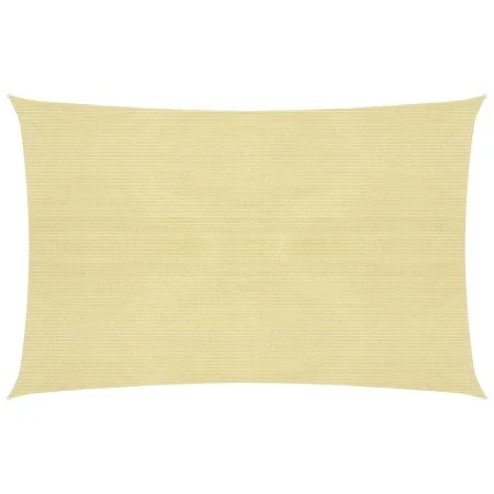 Beige HDPE sail awning 160 g/m² 4x5 m by , Umbrellas - Ref: Foro24-311133, Price: 51,35 €, Discount: %