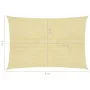 Beige HDPE sail awning 160 g/m² 4x5 m by , Umbrellas - Ref: Foro24-311133, Price: 51,35 €, Discount: %