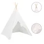 Tienda tipi niños y bolsa piel melocotón blanco 120x120x150cm de , Tiendas y túneles de juego - Ref: Foro24-80271, Precio: 39...
