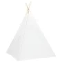 Tienda tipi niños y bolsa piel melocotón blanco 120x120x150cm de , Tiendas y túneles de juego - Ref: Foro24-80271, Precio: 39...