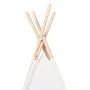 Tienda tipi niños y bolsa piel melocotón blanco 120x120x150cm de , Tiendas y túneles de juego - Ref: Foro24-80271, Precio: 39...