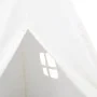 Tienda tipi niños y bolsa piel melocotón blanco 120x120x150cm de , Tiendas y túneles de juego - Ref: Foro24-80271, Precio: 39...