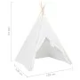 Tienda tipi niños y bolsa piel melocotón blanco 120x120x150cm de , Tiendas y túneles de juego - Ref: Foro24-80271, Precio: 39...