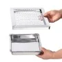 Papelera con cenicero de acero inoxidable 45 L de vidaXL, Cubos de la basura y papeleras - Ref: Foro24-51092, Precio: 92,43 €...