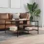 Mesa de centro madera ingeniería roble marrón 100x100x48,5 cm de , Mesas de centro - Ref: Foro24-842315, Precio: 79,74 €, Des...