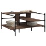 Mesa de centro madera ingeniería roble marrón 100x100x48,5 cm de , Mesas de centro - Ref: Foro24-842315, Precio: 80,76 €, Des...