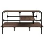 Mesa de centro madera ingeniería roble marrón 100x100x48,5 cm de , Mesas de centro - Ref: Foro24-842315, Precio: 79,74 €, Des...