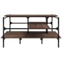 Mesa de centro madera ingeniería roble marrón 100x100x48,5 cm de , Mesas de centro - Ref: Foro24-842315, Precio: 80,76 €, Des...