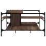 Mesa de centro madera ingeniería roble marrón 100x100x48,5 cm de , Mesas de centro - Ref: Foro24-842315, Precio: 80,76 €, Des...