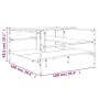 Mesa de centro madera ingeniería roble marrón 100x100x48,5 cm de , Mesas de centro - Ref: Foro24-842315, Precio: 79,74 €, Des...