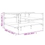 Mesa de centro madera ingeniería roble marrón 100x100x48,5 cm de , Mesas de centro - Ref: Foro24-842315, Precio: 80,76 €, Des...