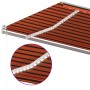 Toldo automático LED sensor de viento naranja marrón 600x300 cm de , Toldos - Ref: Foro24-3068975, Precio: 883,02 €, Descuent...