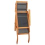 Tumbona de exterior de mandera maciza acacia y textileno de vidaXL, Tumbonas - Ref: Foro24-45958, Precio: 98,52 €, Descuento: %