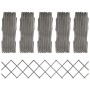 Vallas enrejado 5 uds madera maciza de abeto gris 180x30 cm de , Paneles de vallas - Ref: Foro24-316423, Precio: 29,75 €, Des...
