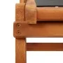 Tumbona de exterior de mandera maciza acacia y textileno de vidaXL, Tumbonas - Ref: Foro24-45958, Precio: 98,41 €, Descuento: %