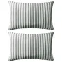 Cojines para exterior a rayas 60x40 cm gris 2 unidades de , Cojines - Ref: Foro24-132311, Precio: 35,07 €, Descuento: %