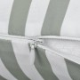 Cojines para exterior a rayas 60x40 cm gris 2 unidades de , Cojines - Ref: Foro24-132311, Precio: 47,23 €, Descuento: %