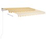 Toldo automático LED sensor de viento amarillo blanco 300x250cm de , Toldos - Ref: Foro24-3068873, Precio: 498,31 €, Descuent...
