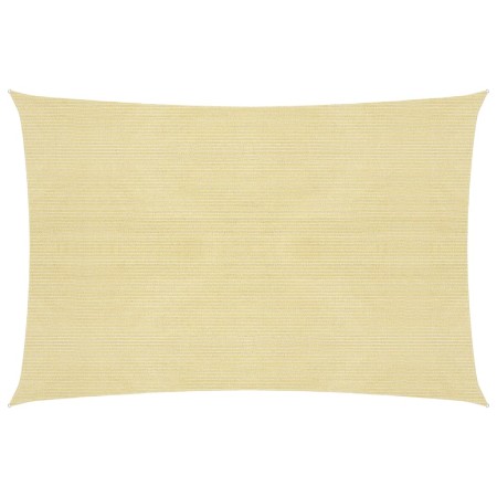 Toldo de vela beige HDPE 160 g/m² 6x8 m de , Sombrillas - Ref: Foro24-311140, Precio: 89,19 €, Descuento: %