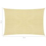Toldo de vela beige HDPE 160 g/m² 6x8 m de , Sombrillas - Ref: Foro24-311140, Precio: 89,19 €, Descuento: %
