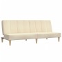 Sofá cama de 2 plazas tela color crema de , Sofás - Ref: Foro24-375868, Precio: 246,51 €, Descuento: %